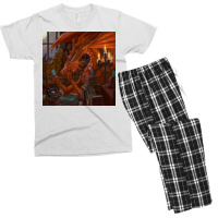 Fantasy Library Poster Aesthetic Men's T-shirt Pajama Set | Artistshot