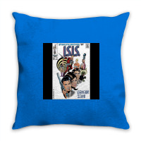 Archer In 1960s Steranko Styler Poster Green Throw Pillow | Artistshot