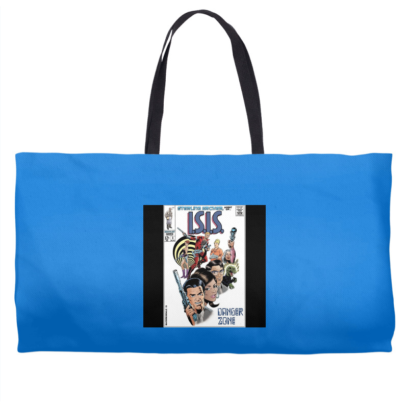 Archer In 1960s Steranko Styler Poster Green Weekender Totes | Artistshot