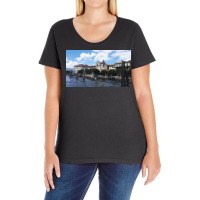 Borromean Islands In Lago Maggiore Arriving By Boat Poster Nostalgia Ladies Curvy T-shirt | Artistshot