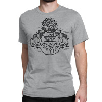 Castle In The Sky (studio Ghibli)   Black Outline Classic T-shirt | Artistshot