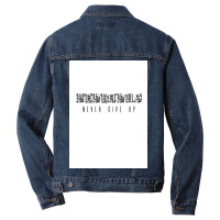 Tshirt Glorious Never Give Up  80s Men Denim Jacket | Artistshot