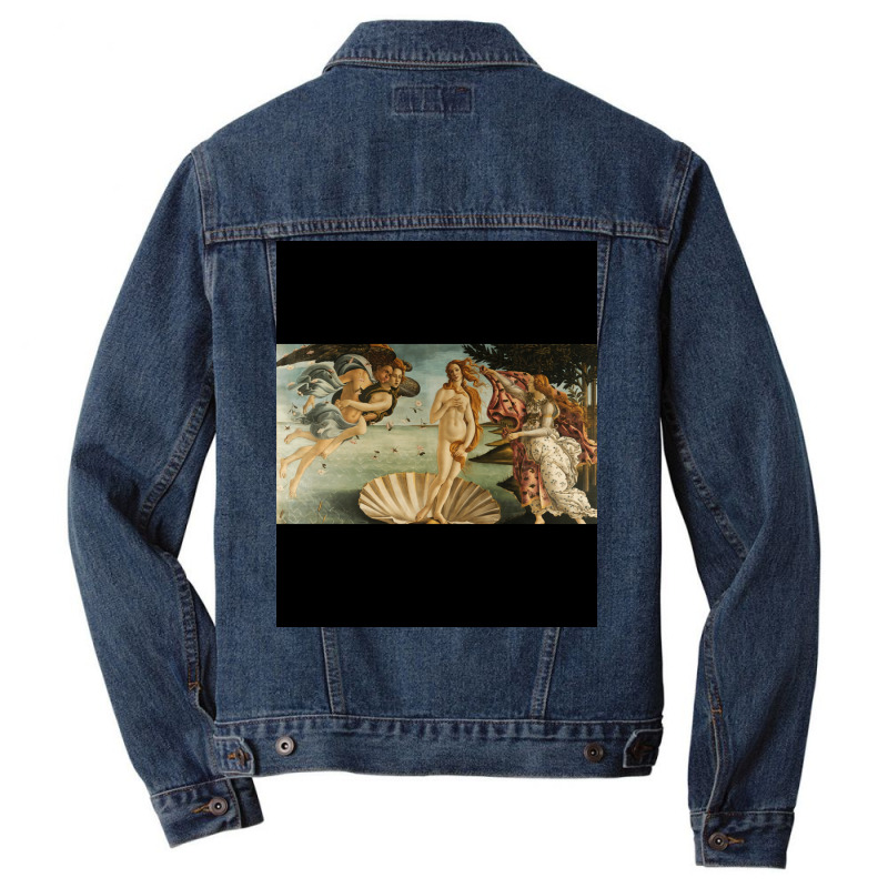 Botticelli Birth Of Venus  Cute Men Denim Jacket | Artistshot