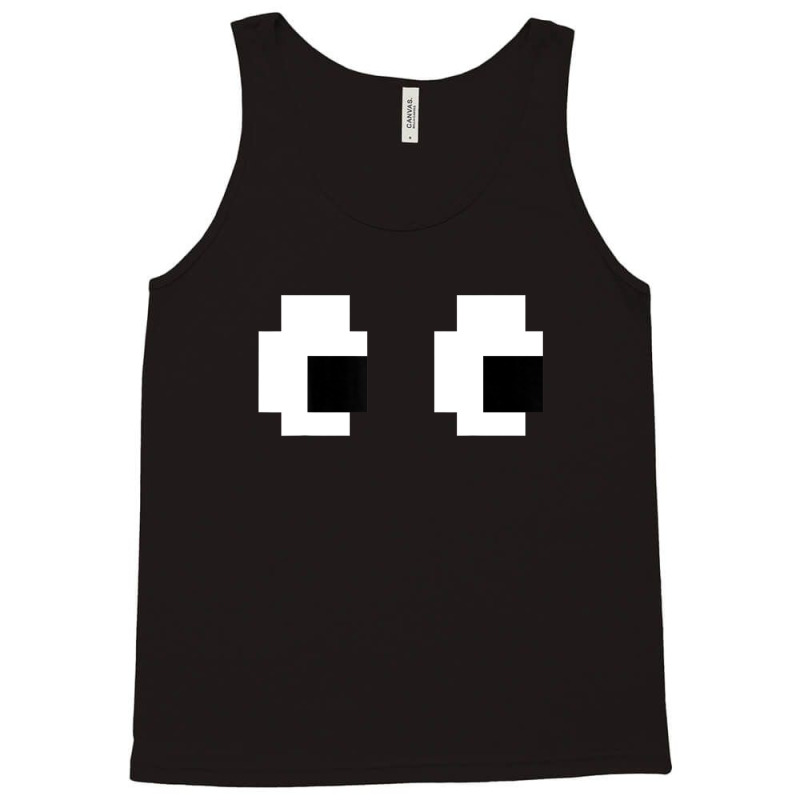 Retro Arcade Game Ghost 80s 8 Bit Halloween Group Costume Tank Top by sromydivlevn | Artistshot