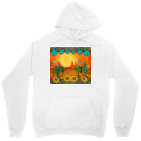 Western Sunset Cactus Sunflowers Gemstones Leopards Unisex Hoodie | Artistshot