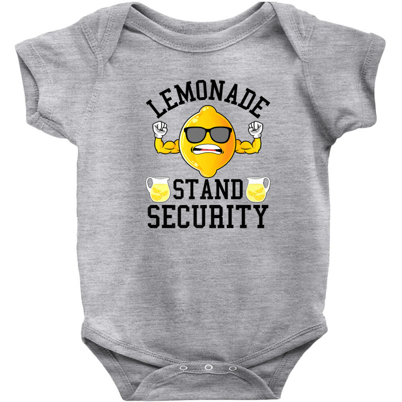 Funny Kids First Business Lemonade Stand Security Baby Bodysuit by xakiculeav | Artistshot