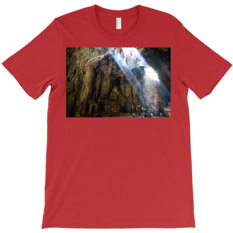 Cave Temple Poster Nature T-shirt | Artistshot