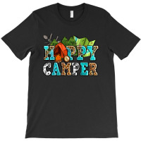 Happy Camper With Trees And Map T-shirt | Artistshot