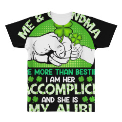 irish me and grandma are more than besties , she is my alibi t shirt All Over Men's T-shirt | Artistshot