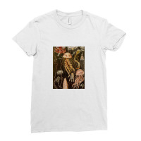 Jellyfish Antique Jelly Fish Ladies Fitted T-shirt | Artistshot