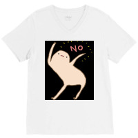 Honest Blob Says No Essential  Aesthetic V-neck Tee | Artistshot