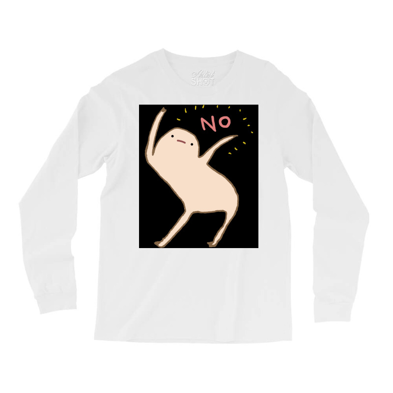 Honest Blob Says No Essential  Aesthetic Long Sleeve Shirts | Artistshot