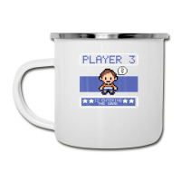 Mens Player 3 Is Entering The Game - 8 Bit Video Games Swingers Camper Cup | Artistshot