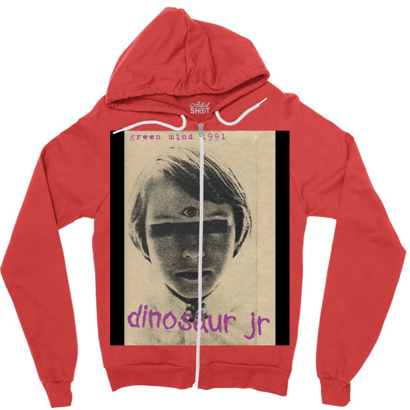 Dinosaur Jr Green Mind 1991 Poster Quote Zipper Hoodie | Artistshot