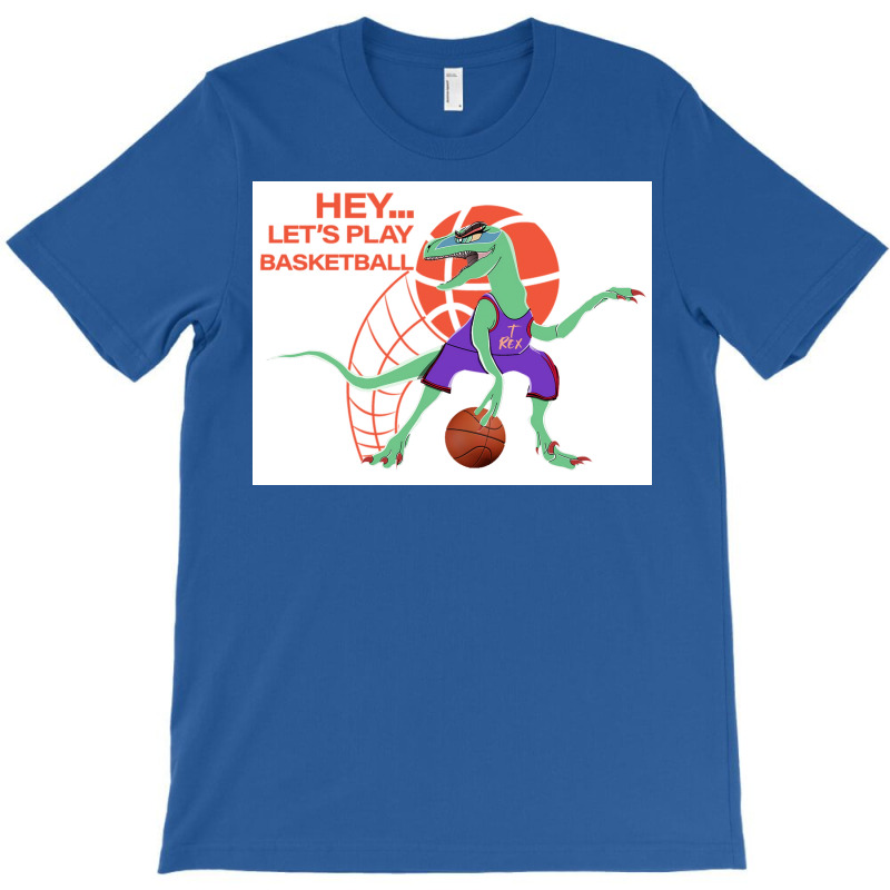 Dinosaur Playing Basketball Poster 70s T-shirt | Artistshot