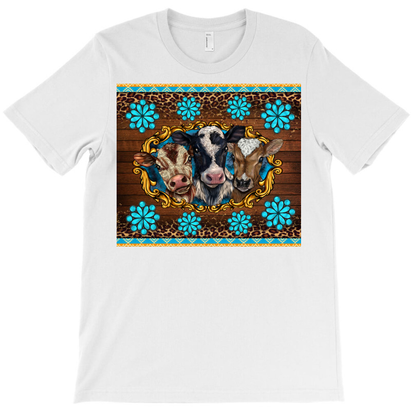 Western Baby Cow Turquoise Gemstones  Leopards T-shirt | Artistshot