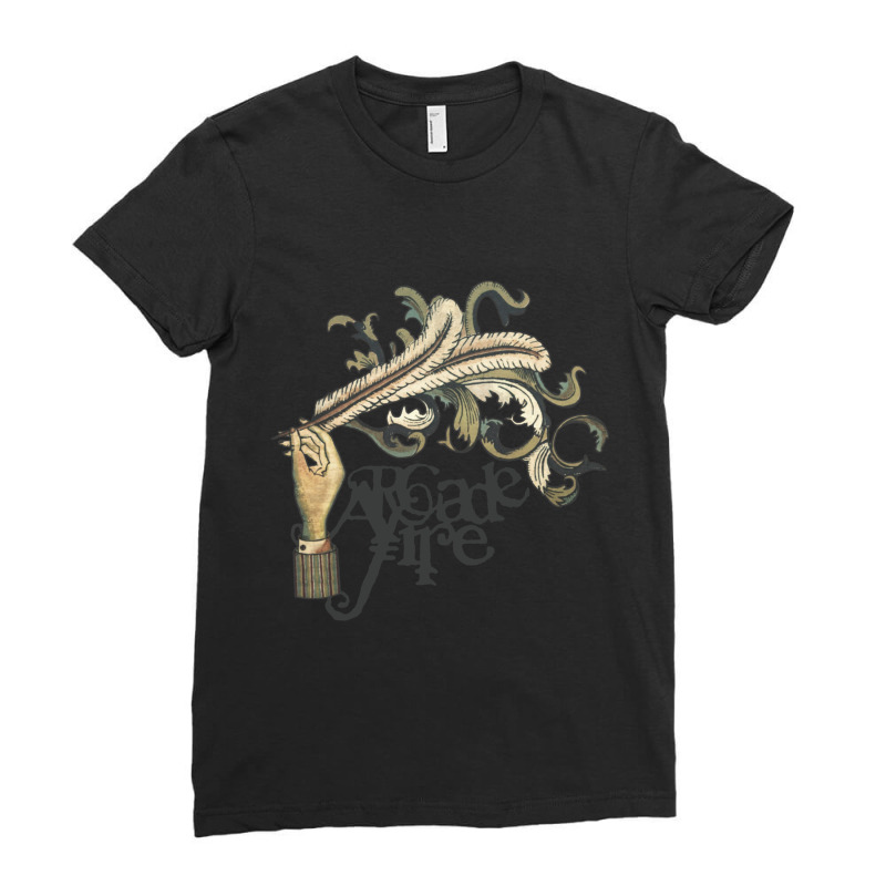 Arcade Fire  Funeral Classic Ladies Fitted T-Shirt by AnthonyNone | Artistshot