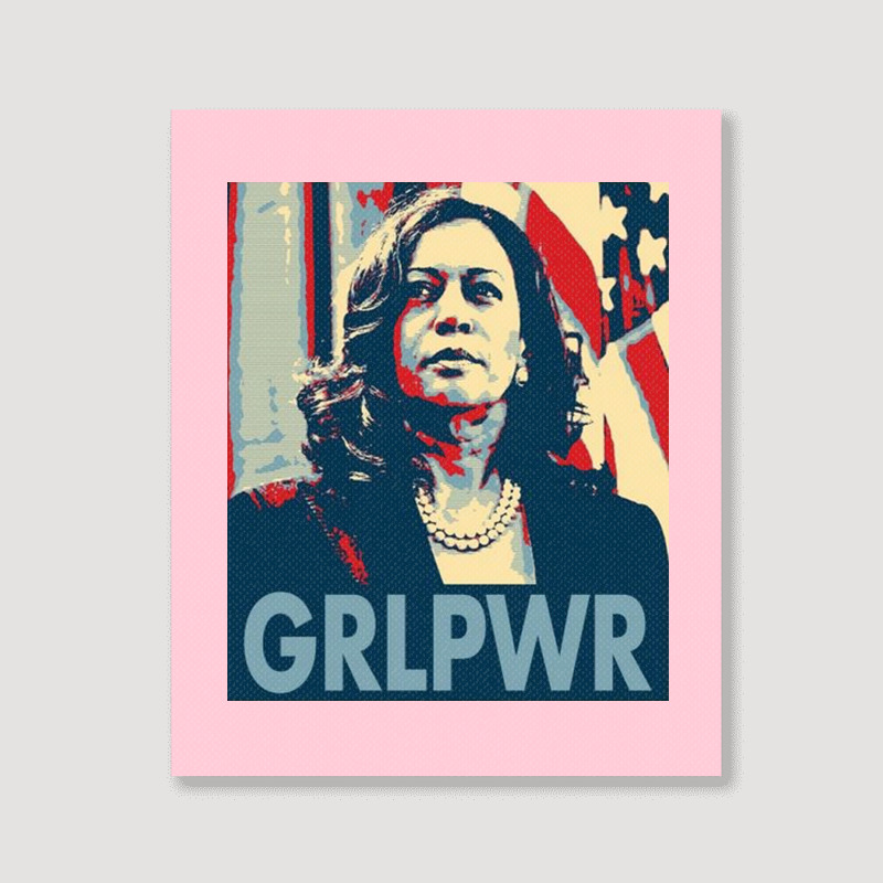 Kamala  Grlpwr  Cute Portrait Canvas Print | Artistshot