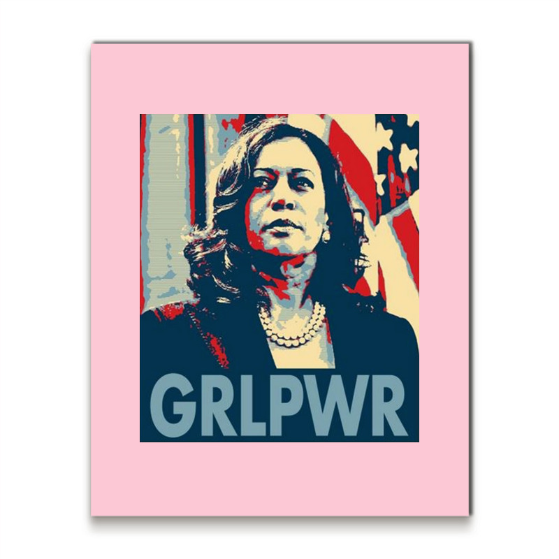 Kamala  Grlpwr  Cute Metal Print Vertical | Artistshot