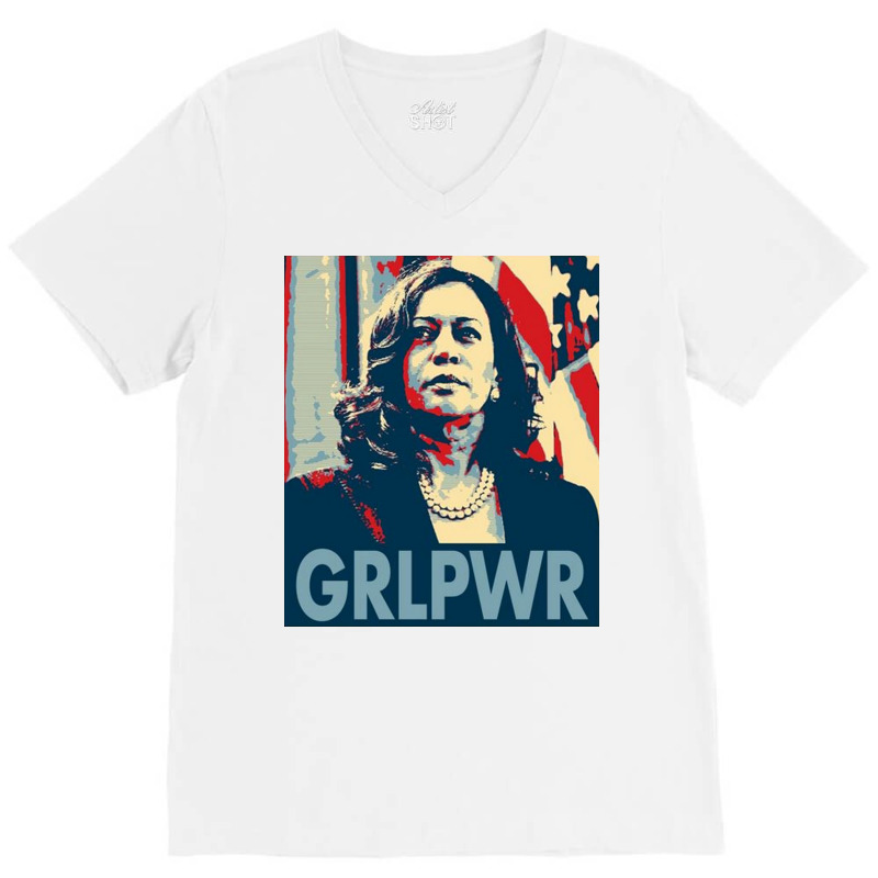 Kamala  Grlpwr  Cute V-neck Tee | Artistshot