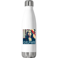 Kamala  Grlpwr  Cute Stainless Steel Water Bottle | Artistshot