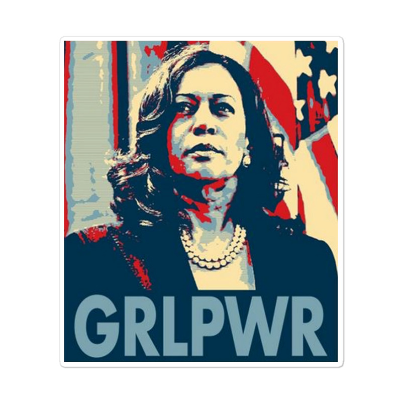 Kamala  Grlpwr  Cute Sticker | Artistshot