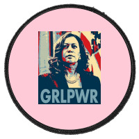 Kamala  Grlpwr  Cute Round Patch | Artistshot