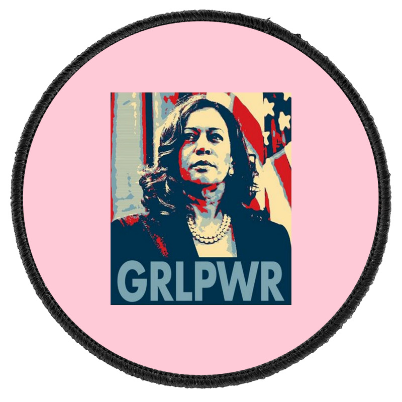 Kamala  Grlpwr  Cute Round Patch | Artistshot