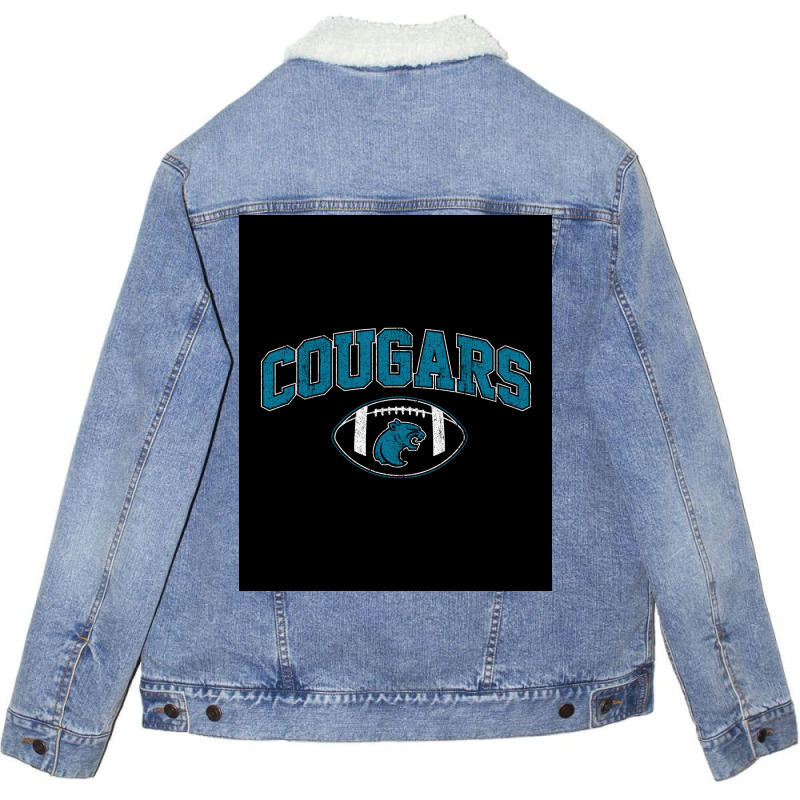 Cougars Playmakers Poster Unisex Sherpa-lined Denim Jacket | Artistshot