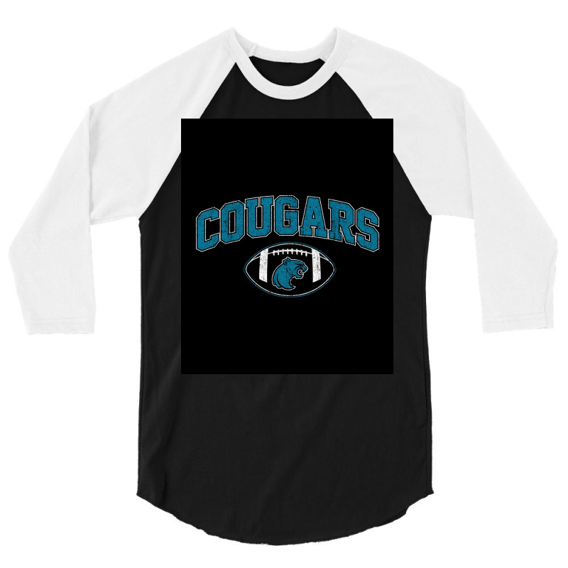 Cougars Playmakers Poster 3/4 Sleeve Shirt | Artistshot