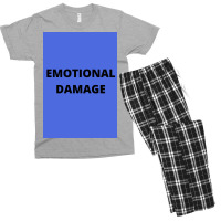 Emotional Damage Meme Black Text  Boy Men's T-shirt Pajama Set | Artistshot