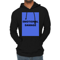 Emotional Damage Meme Black Text  Boy Lightweight Hoodie | Artistshot