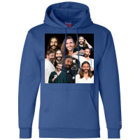 Jonathan Van Ness Jvn Sticker Packs Montage Collection Cool Crazy Cute Champion Hoodie | Artistshot