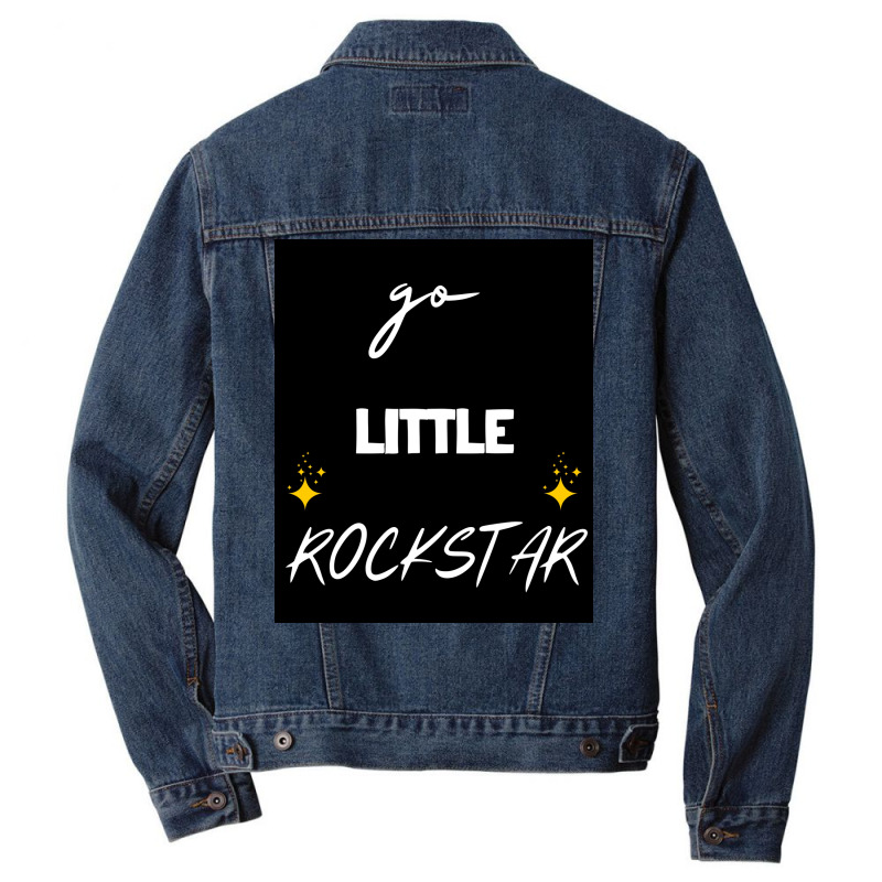 Go Little Rock Nostalgia Girl Men Denim Jacket | Artistshot