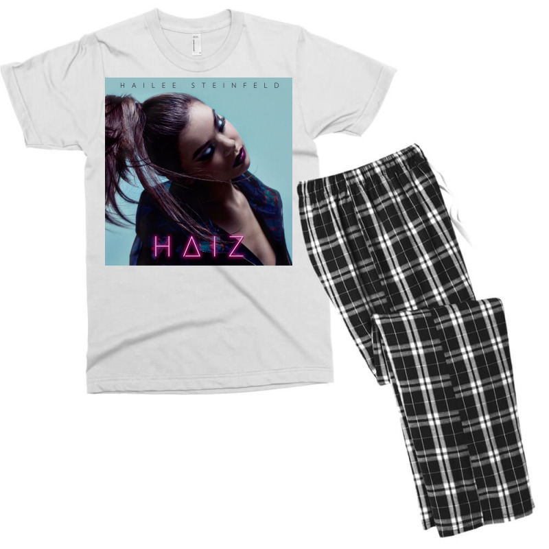 Hailee Steinfeld Haiz Album Cover Poster Hippie Men's T-shirt Pajama Set | Artistshot