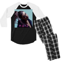 Hailee Steinfeld Haiz Album Cover Poster Hippie Men's 3/4 Sleeve Pajama Set | Artistshot