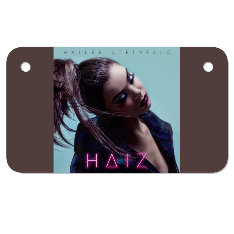 Hailee Steinfeld Haiz Album Cover Poster Hippie Motorcycle License Plate | Artistshot