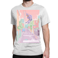 Pastel Neon Genesis Evangelion Poster Nostalgia Classic T-shirt | Artistshot