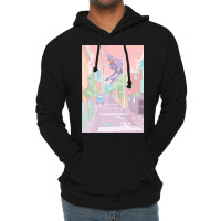 Pastel Neon Genesis Evangelion Poster Nostalgia Lightweight Hoodie | Artistshot