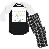 Happy Birthday  Summer Boy Men's 3/4 Sleeve Pajama Set | Artistshot