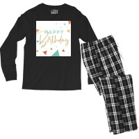 Happy Birthday  Summer Boy Men's Long Sleeve Pajama Set | Artistshot