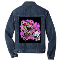 Invader Zim Classic  Vintage Men Denim Jacket | Artistshot