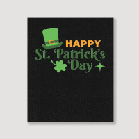 St Patricks Day T  Shirt Happy St Patricks Day T  Shirt Portrait Canvas Print | Artistshot