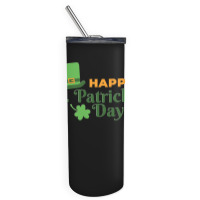 St Patricks Day T  Shirt Happy St Patricks Day T  Shirt Skinny Tumbler | Artistshot