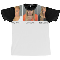 Celeb Mugshots  Paris Hilton Graphic T-shirt | Artistshot