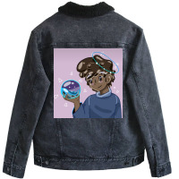 Nighttime Sea  Nostalgia Unisex Sherpa-lined Denim Jacket | Artistshot