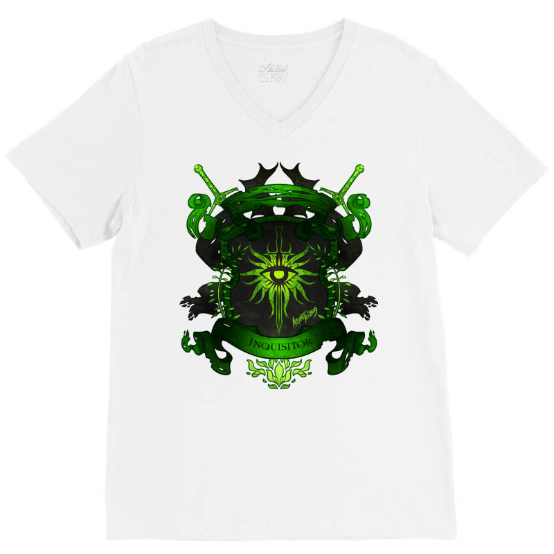 Dragon Age Inquisitor V-neck Tee | Artistshot