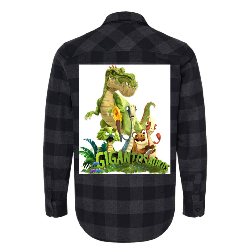 Gigantosaurus Giganto Amp 4 Kid Dinos Gigantosaurus Poster Boy Flannel Shirt by bhadarceyhunx | Artistshot