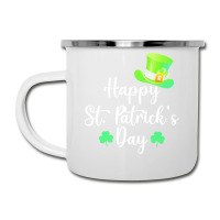 St Patricks Day T  Shirt Happy St. Patrick's Day Green T  Shirt Camper Cup | Artistshot