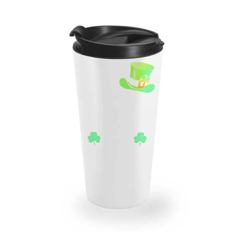 St Patricks Day T  Shirt Happy St. Patrick's Day Green T  Shirt Travel Mug | Artistshot